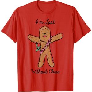 image:imageStar Wars Valentines Day Chewie Im Lost Without Chew TShirtRed