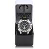 image:imageAccutime Lucas Star Wars Baby Yoda Adult Mens Analog Watch  Silicone Strap Large Glass Dial Mattle Case Male Analog Wrist Watch in Black Model MNL9008AZ