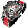 image:imageAccutime Mens Disney Lucas Film Star Wars The Bad Batch Gun Metal Analog Quartz Wrist Watch with Red Accents for Male Adults Model BAD8017AZ
