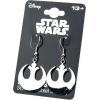 image:imageAmazon Collection Star Wars Jewelry Rebel Alliance Stainless Steel Dangle Hook Drop Earrings SALES1SWMD silver