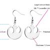 image:imageAmazon Collection Star Wars Jewelry Rebel Alliance Stainless Steel Dangle Hook Drop Earrings SALES1SWMD silver