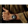 image:imageCITIZEN Mens EcoDrive Mandalorian Chronograph 44mm TwoTone IonPlated Stainless Steel Case with a Brown Leather Strap amp Gray Dial Style CA085709W