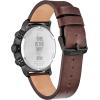 image:imageCITIZEN Mens EcoDrive Mandalorian Chronograph 44mm TwoTone IonPlated Stainless Steel Case with a Brown Leather Strap amp Gray Dial Style CA085709W