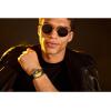 image:imageCitizen Mens EcoDrive Star Wars C3PO Watch Black Leather Strap Yellow Dial DayDate Model BU402605W