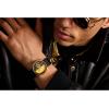 image:imageCitizen Mens EcoDrive Star Wars C3PO Watch Black Leather Strap Yellow Dial DayDate Model BU402605W