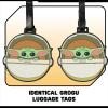 image:imageFUL Star Wars 2Piece Suitcase ID Tag Set with Adjustable Straps Grogu Multi One Size