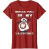 image:imageStar Wars BB8 BB My Valentine Hearts Graphic TShirt TShirtCranberry Red