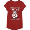 image:imageStar Wars BB8 BB My Valentine Hearts Graphic TShirt TShirtCranberry Red