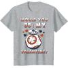 image:imageStar Wars BB8 BB My Valentine Hearts Graphic TShirt TShirtHeather Grey
