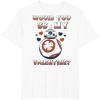 image:imageStar Wars BB8 BB My Valentine Hearts Graphic TShirt TShirtWhite