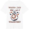 image:imageStar Wars BB8 BB My Valentine Hearts Graphic TShirt TShirtWhite