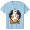 image:imageStar Wars BB8 Beep Quote Circle Design Graphic TShirt TShirtBaby Blue