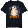 image:imageStar Wars BB8 Beep Quote Circle Design Graphic TShirt TShirtBlack