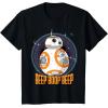 image:imageStar Wars BB8 Beep Quote Circle Design Graphic TShirt TShirtBlack