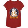 image:imageStar Wars BB8 Beep Quote Circle Design Graphic TShirt TShirtCranberry Red