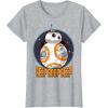 image:imageStar Wars BB8 Beep Quote Circle Design Graphic TShirt TShirtHeather Grey