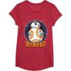 image:imageStar Wars BB8 Beep Quote Circle Design Graphic TShirt TShirtRed Heather