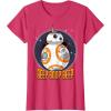 image:imageStar Wars BB8 Beep Quote Circle Design Graphic TShirt TShirtRed Heather