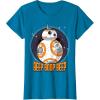 image:imageStar Wars BB8 Beep Quote Circle Design Graphic TShirt TShirtSapphire Blue