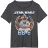 image:imageStar Wars BB8 Episode 7 Rebel Logo With Stripes TShirtDark Heather Grey