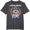 image:imageStar Wars BB8 Episode 7 Rebel Logo With Stripes TShirtDark Heather Grey