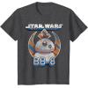 image:imageStar Wars BB8 Episode 7 Rebel Logo With Stripes TShirtDark Heather Grey