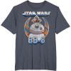 image:imageStar Wars BB8 Episode 7 Rebel Logo With Stripes TShirtHeather Blue