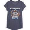 image:imageStar Wars BB8 Episode 7 Rebel Logo With Stripes TShirtHeather Blue