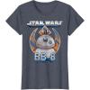image:imageStar Wars BB8 Episode 7 Rebel Logo With Stripes TShirtHeather Blue