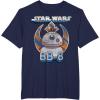 image:imageStar Wars BB8 Episode 7 Rebel Logo With Stripes TShirtNavy Blue