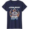 image:imageStar Wars BB8 Episode 7 Rebel Logo With Stripes TShirtNavy Blue