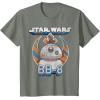 image:imageStar Wars BB8 Episode 7 Rebel Logo With Stripes TShirtOlive Heather