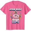 image:imageStar Wars BB8 Episode 7 Rebel Logo With Stripes TShirtPink Heather