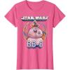 image:imageStar Wars BB8 Episode 7 Rebel Logo With Stripes TShirtPink Heather