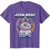 image:imageStar Wars BB8 Episode 7 Rebel Logo With Stripes TShirtPurple Heather
