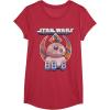 image:imageStar Wars BB8 Episode 7 Rebel Logo With Stripes TShirtRed Heather