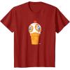 image:imageStar Wars BB8 Ice Cream TShirtCranberry Red
