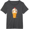 image:imageStar Wars BB8 Ice Cream TShirtDark Heather Grey