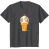 image:imageStar Wars BB8 Ice Cream TShirtDark Heather Grey