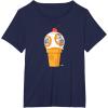 image:imageStar Wars BB8 Ice Cream TShirtNavy Blue