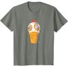 image:imageStar Wars BB8 Ice Cream TShirtOlive Heather