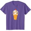 image:imageStar Wars BB8 Ice Cream TShirtPurple Heather