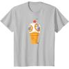 image:imageStar Wars BB8 Ice Cream TShirtSilver Grey