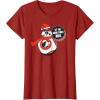 image:imageStar Wars BB8 Let the Good Times Roll Holiday TShirtCranberry Red