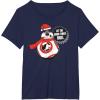 image:imageStar Wars BB8 Let the Good Times Roll Holiday TShirtNavy Blue