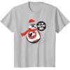image:imageStar Wars BB8 Let the Good Times Roll Holiday TShirtSilver Grey