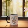 image:imageStar Wars BB8 One of a Kind Droid Doodle Ceramic Mug OrangeWhiteBlackWhite