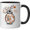 image:imageStar Wars BB8 One of a Kind Droid Doodle Ceramic Mug OrangeWhiteBlackWhite