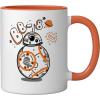 image:imageStar Wars BB8 One of a Kind Droid Doodle Ceramic Mug OrangeWhiteOrangeWhite