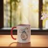 image:imageStar Wars BB8 One of a Kind Droid Doodle Ceramic Mug OrangeWhiteRedWhite